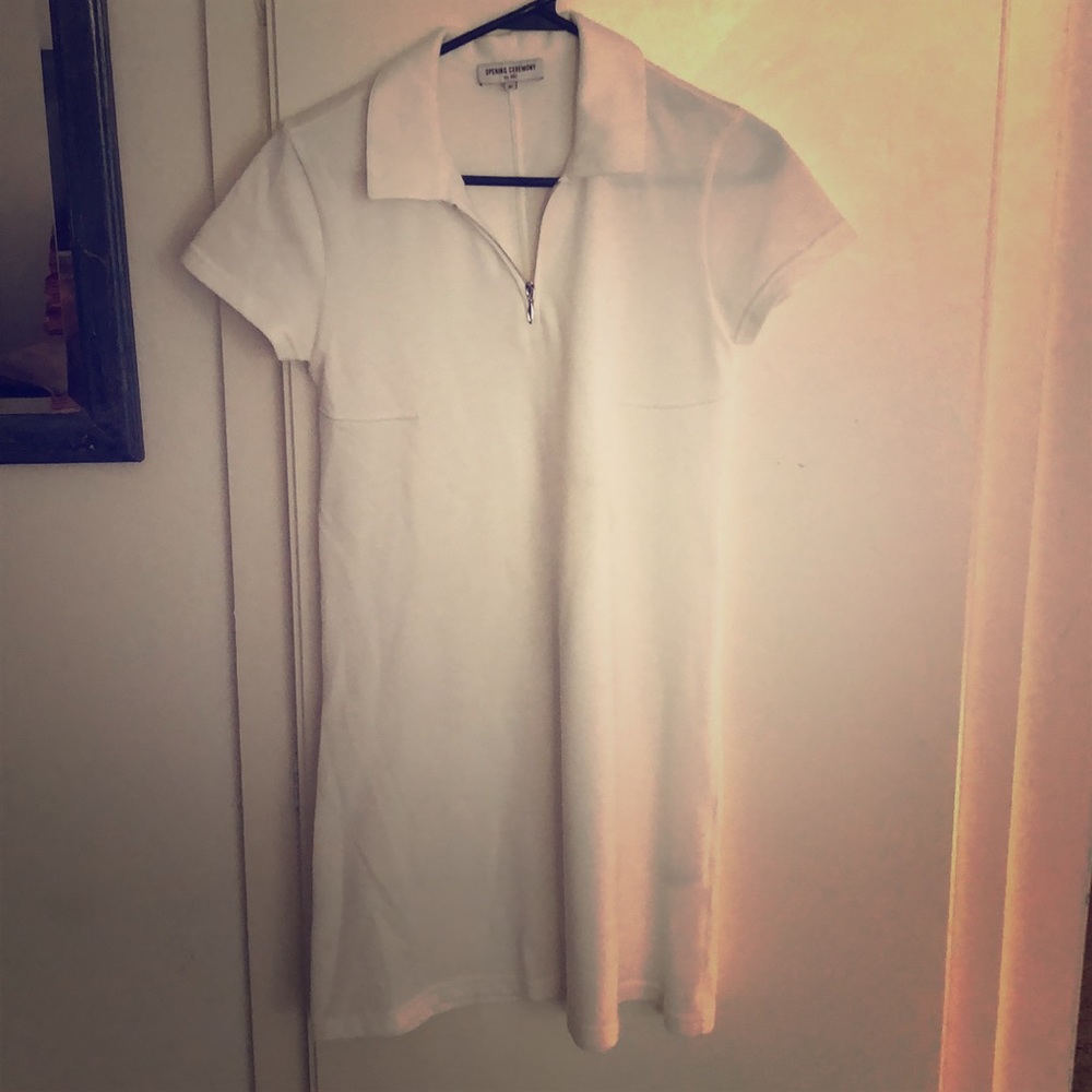 Opening ceremony white dress